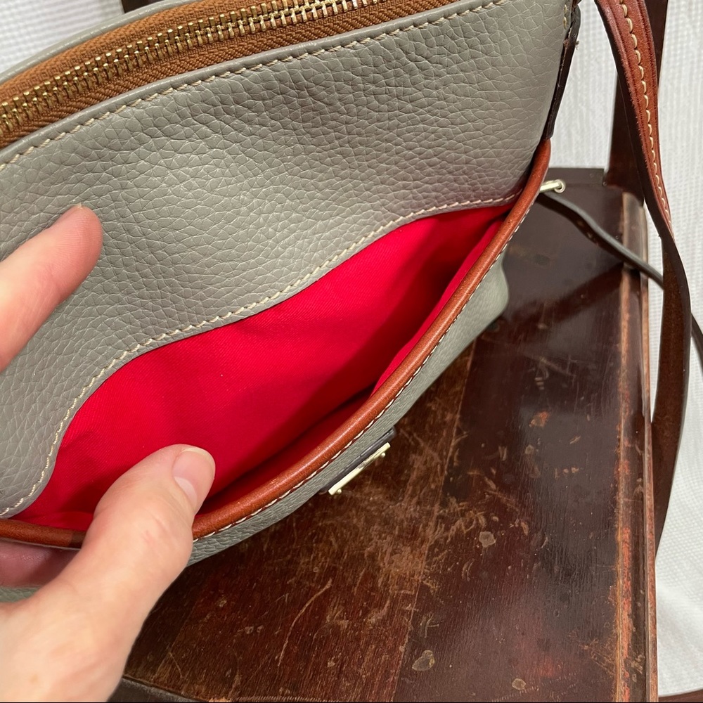 Dooney and Bourke Gray Ginger Pouchette - Picture 10 of 15
